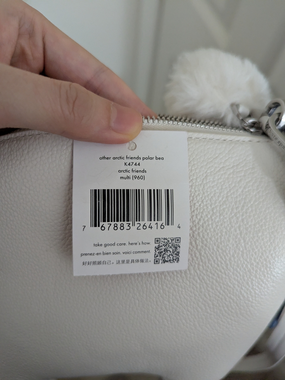 Kate Spade Arctic Friends Polar Bear Crossbody Bag K4744 Pre-owned - Picture 10 of 10